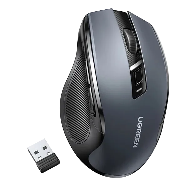UGREEN Dual-Mode Silent Wireless Mouse (Bluetooth 5.0 + 2.4G) BLACK