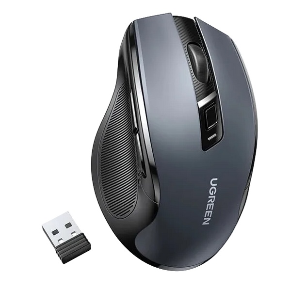UGREEN Dual-Mode Silent Wireless Mouse (Bluetooth 5.0 + 2.4G) BLACK